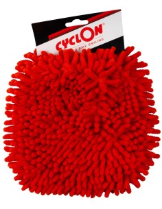 Cyclon Cleaning Glove - Waschhandschuh aus Mikrofaser - Rot