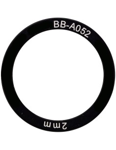 Distanzring Tretlager Elvedes 38 x 30 x 2.0 mm - Aluminium (6 Stück)