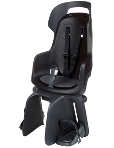 Kindersitz für Hinten Bobike Go Maxi RS mit Gepäckträgerbefestigung (CFS) und Schalfposition - Urban Black