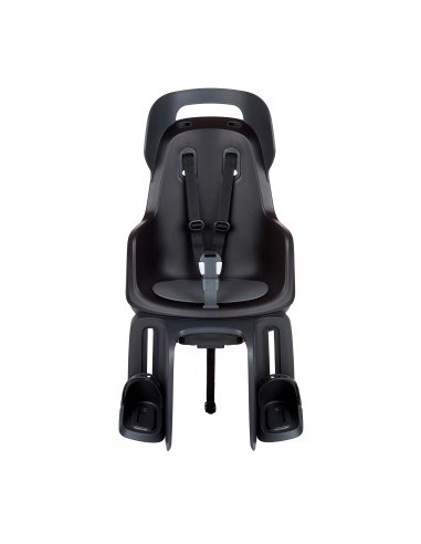 Kindersitz für Hinten Bobike Go Maxi RS mit Gepäckträgerbefestigung (CFS) und Schalfposition - Urban Black