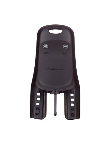 Kindersitz für Hinten Polisport Bubbly Maxi+ mit MIK HD System - Schwarz / Dunkelgrau