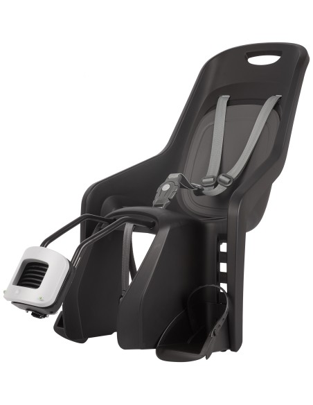 Kindersitz für Hinten Polisport Bubbly Maxi+ Rahmenbefestigung (FF) - Schwarz/Dunkelgrau