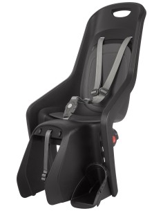 Kindersitz für Hinten Polisport Bubbly Maxi+ Gepäckträgerbefestigung (CFS) - Schwarz/Dunkelgrau