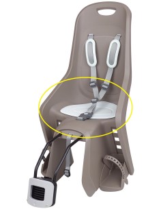 Kissen für Polisport Bubbly Maxi Kindersitz - Grau