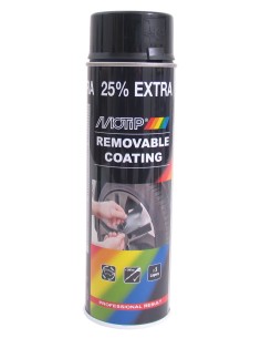 SprayPlast Abziehlack MOTIP 500ml Schwarzglanz