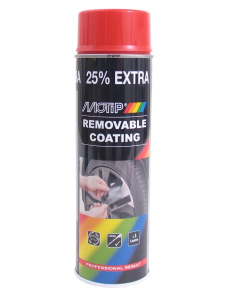 SprayPlast Abziehlack MOTIP 500ml Rot Hochglanz