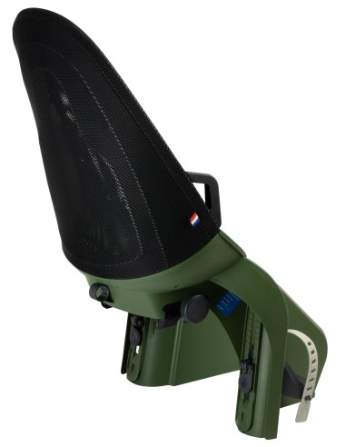 Kindersitz für Hinten Qibbel Air mit Montage am Gepäckträger (CFS) - Magic Green