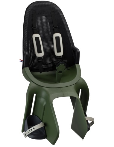 Kindersitz für Hinten Qibbel Air mit Montage am Gepäckträger (CFS) - Magic Green