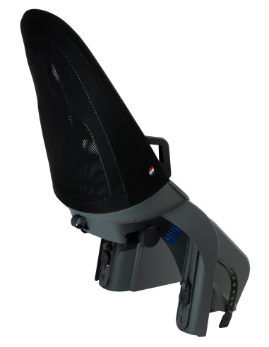 Kindersitz für Hinten Qibbel Air mit Montage am Gepäckträger (CFS) - Sparkling Silver