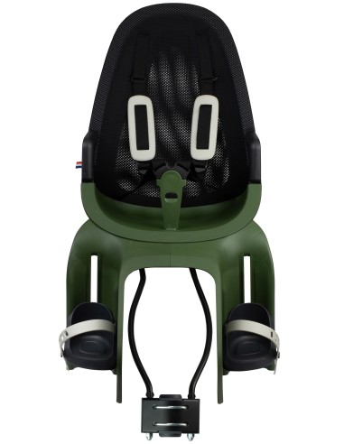 Kindersitz für Hinten Qibbel Air mit Montage am Rahmen (FF) - Magic Green