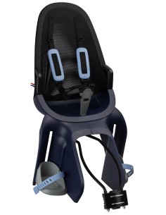 Kindersitz für Hinten Qibbel Air mit Montage am Rahmen (FF) - Denim Blue