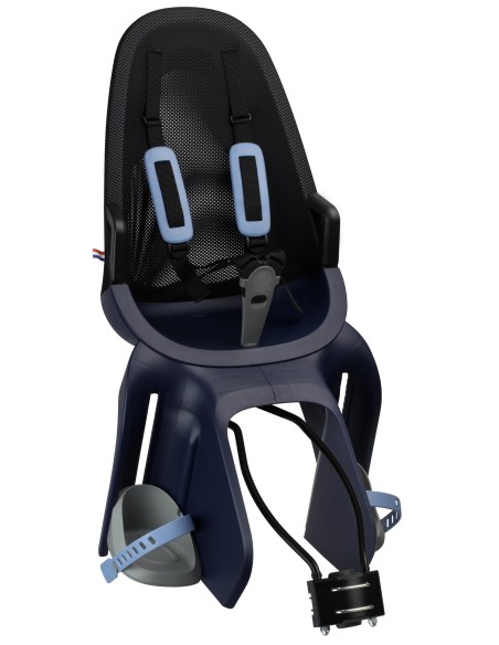 Kindersitz für Hinten Qibbel Air mit Montage am Rahmen (FF) - Denim Blue