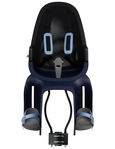 Kindersitz für Hinten Qibbel Air mit Montage am Rahmen (FF) - Denim Blue