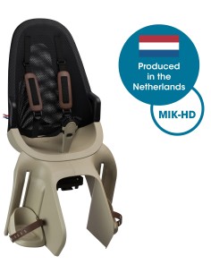 Kindersitz für Hinten Qibbel Air Miffy mit Gepäckträgerbefestigung (MIK-HD) - Cappuccino