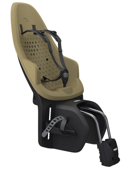 Kindersitz für Hinten Thule Yepp 2 Maxi mit Rahmenbefestigung (FM) - Fennel Tan