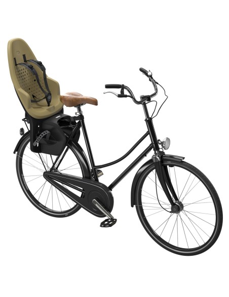 Kindersitz für Hinten Thule Yepp 2 Maxi mit Gepäckträgerbefestigung (RM) - Fennel Tan