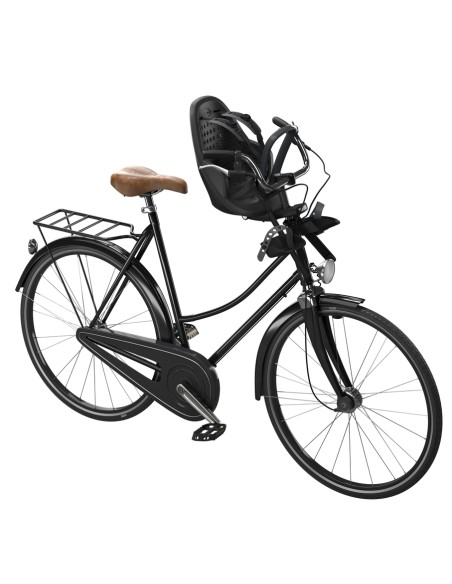 Kindersitz für Vorne Thule Yepp 2 Mini mit Mini SlimFit-Adapter - Midnight Black
