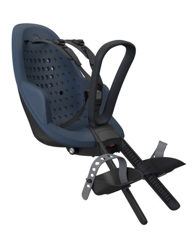 Kindersitz für Vorne Thule Yepp 2 Mini mit Mini SlimFit-Adapter - Majolica Blue