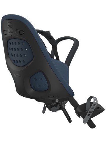 Kindersitz für Vorne Thule Yepp 2 Mini mit Mini SlimFit-Adapter - Majolica Blue