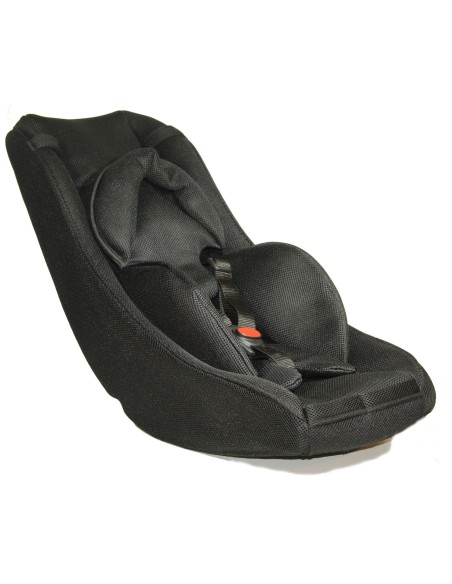 Babyschale für Ihr Lastenrad/Fahrradanhänger Melia MPlus 4S  geeignet für Babys von 0 bis 9 Monate - Schwarz