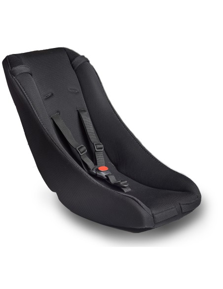 Babyschale für Ihr Lastenrad/Fahrradanhänger Melia Comfort 4S geeignet für Babys von 0 bis 9 Monate - Schwarz