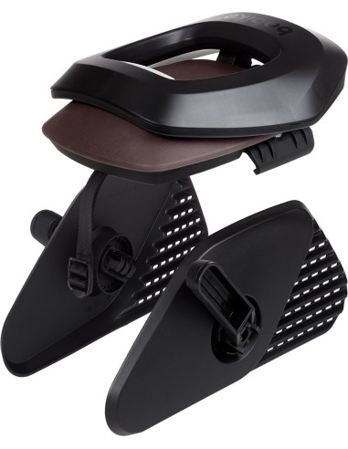 Kindersitz für Hinten Bobike One Junior - Schwarz/Braun - Gepäckträgerbefestigung