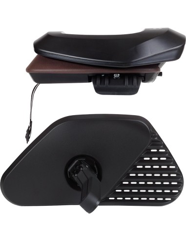 Kindersitz für Hinten Bobike One Junior - Schwarz/Braun - Gepäckträgerbefestigung