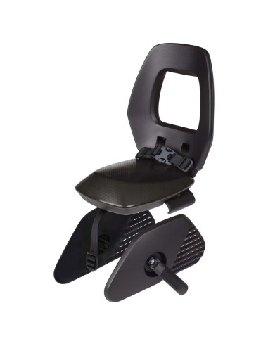 Kindersitz für Hinten Bobike One Junior - Schwarz - Gepäckträgerbefestigung