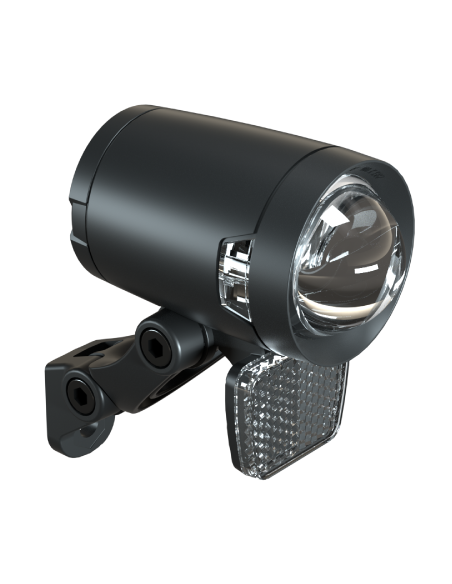Scheinwerfer Herrmans H-Black Pro Dynamo - Ein/Aus-Funktion - Mit Halterung - 200 Lumen