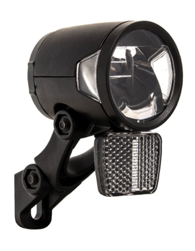 Scheinwerfer Herrmans H-Black MR8 E 6-12 Volt - mit Halterung - 180 lumen