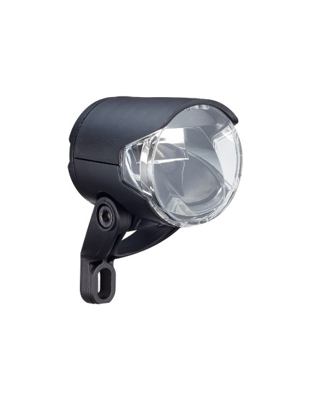 Scheinwerfer Herrmans H-Black MR4 Dynamo - Ein/Aus-Funktion - mit Halter - 100/120 Lumen