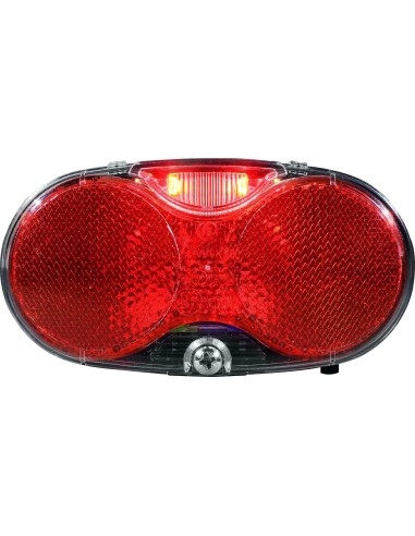 Gepäckträger Rücklicht Herrmans Twinle Batterie - 50 mm Aufnahme