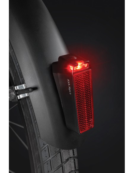 Rücklicht für Schutzblech Axa NYX Batterie