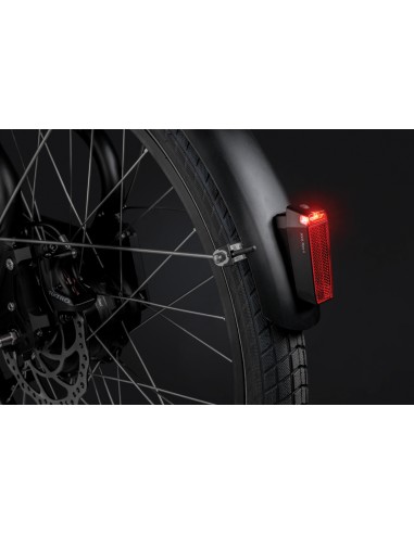 Rücklicht für Schutzblech Axa NYX Batterie