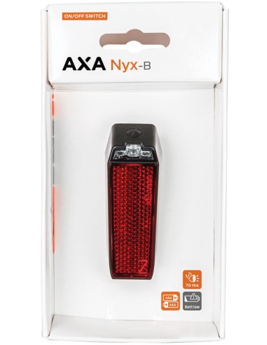 Rücklicht für Schutzblech Axa NYX Batterie