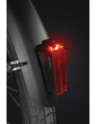 Rücklicht für Schutzblech Axa Nyx Batterie Auto/Off