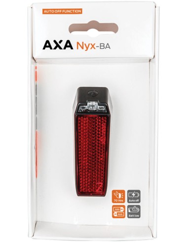 Rücklicht für Schutzblech Axa Nyx Batterie Auto/Off