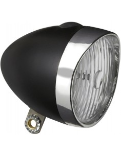 Scheinwerfer Edge Retro 3 x LED - mit Batterien - Schwarz / Chrom (Werkstattverpackung)