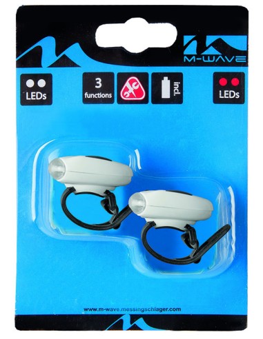 Mini Led-Lichtanlage M-WAVE Cobra-3  Darf im geltungsbereich der StVZO nicht für Fahrräder verwendet werden!