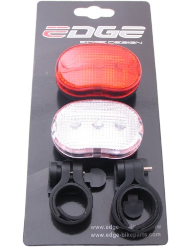 Led Lichtanlage Set vorne+hinten Edge City m/batterien