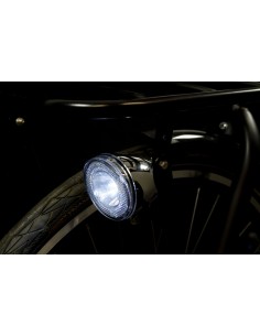 Scheinwerfer Spanninga Swingo XB LED Mit Reflector/Batterien - Chrom