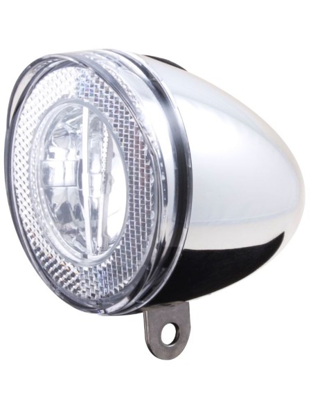 Scheinwerfer Spanninga Swingo XB LED Mit Reflector/Batterien - Chrom