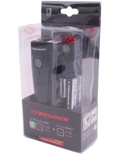 Beleuchtungsset Trelock LS350 + LS710 I-Go Sport - Schwarz