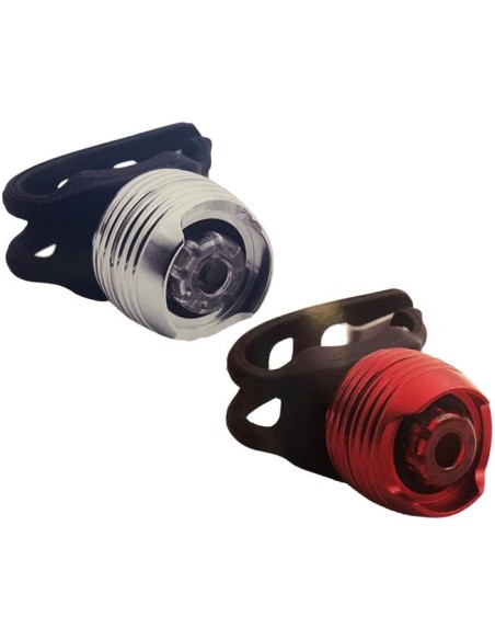 Beleuchtungsset  Edge Bullet - Front/Rear mit Batterien (blister)