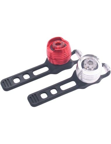 Beleuchtungsset  Edge Bullet - Front/Rear mit Batterien (blister)