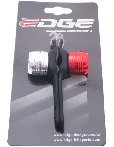 Beleuchtungsset  Edge Bullet - Front/Rear mit Batterien (blister)