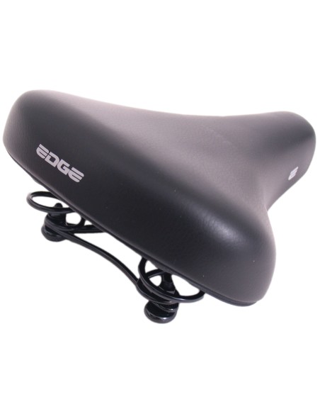 Fahrradsattel Edge City Retro - Schwarz (auf einer Karte)