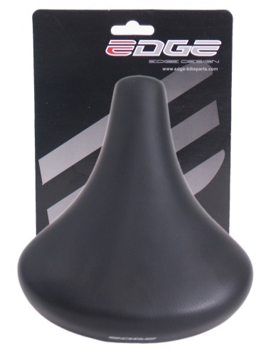 Fahrradsattel Edge City Retro - Schwarz (auf einer Karte)