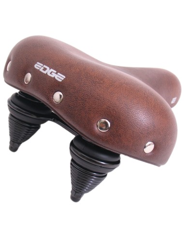 Fahrradsattel Edge Urban - mattes Dunkelbraun (Werkstattverpackung)
