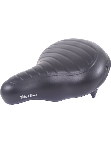 Fahrradsattel Edge Urban XL Wave - Schwarz
